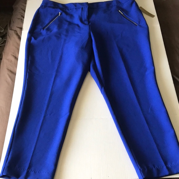 Worthington Pants - New Worthington Blue Ankle Pants Size 18W